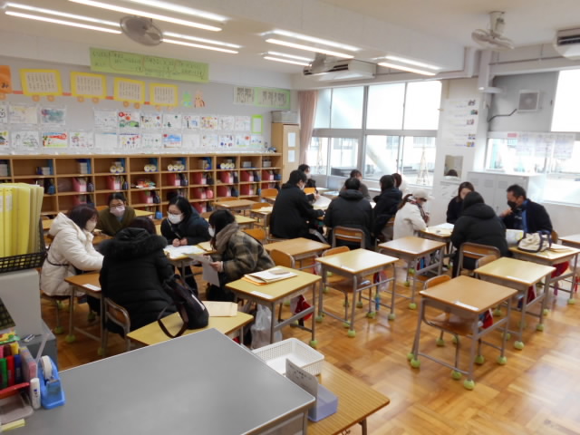 新1年生保護者説明会 開催しました | 牡丹山小学校ブログ